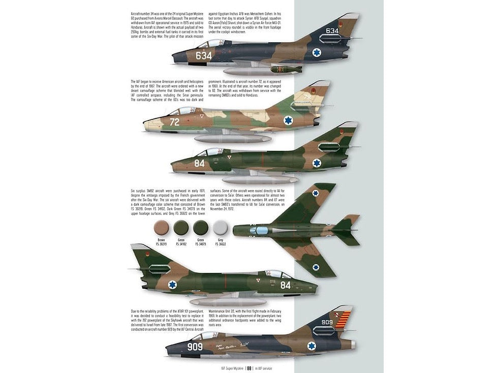 IsraDecal Studio IAFB-28 Super Mystere and Sa'ar [Dassault SMB-2 Super Mystere]