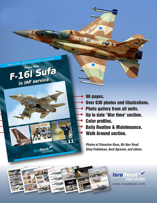 IsraDecal Studio IAFB-29 Lockheed-Martin F-16I 'Sufa' in IAF Service