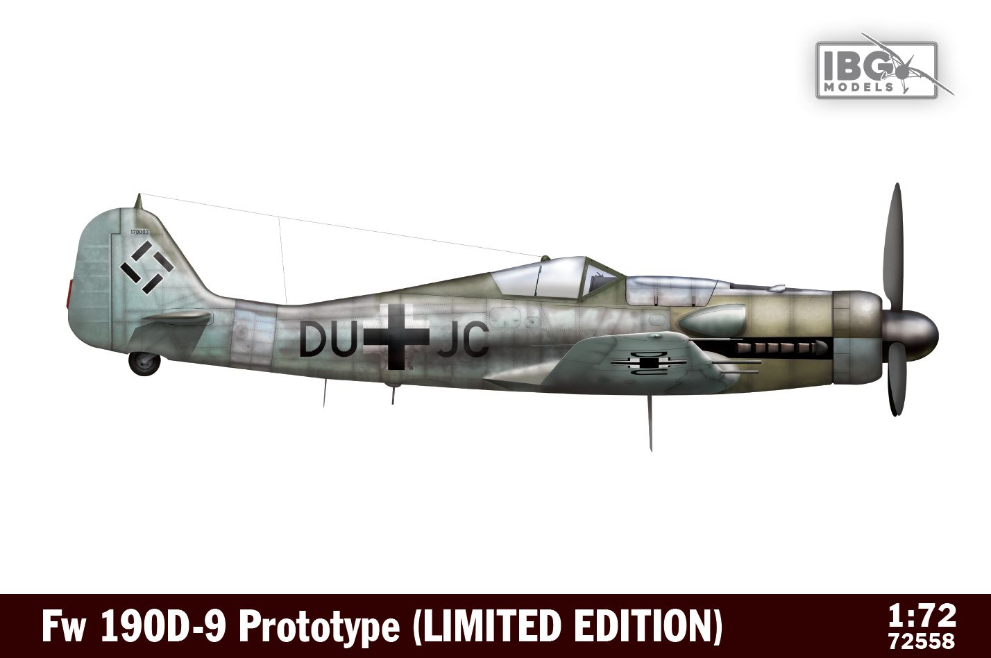 IBG Models IBG72558 1:72 Focke-Wulf Fw-190D-9 Prototype