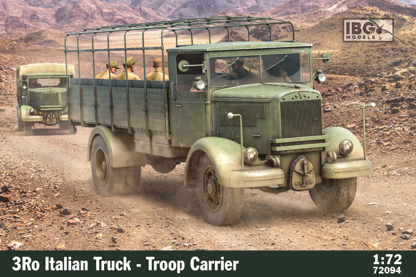 IBG Models IBG72094 1:72 3Ro Italian Truck