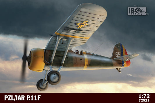 IBG Models IBG72521 1:72 PZL/IAR P.11F Romanian fighter
