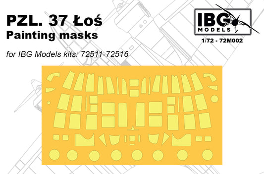 IBG Models IBG72M002 1:72 PZL P.37A Los