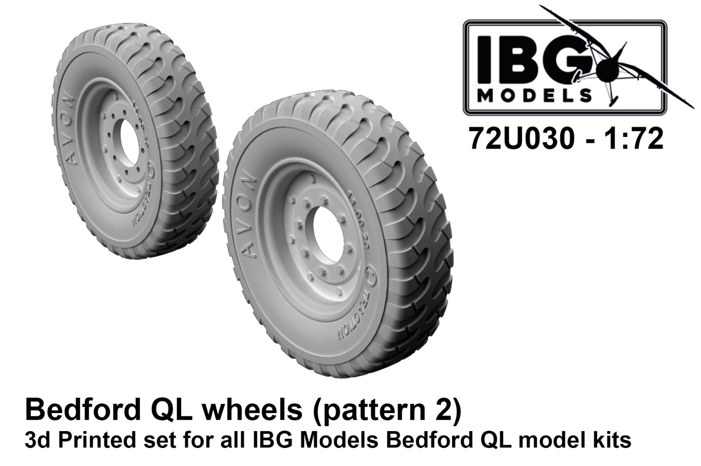IBG Models IBG72U030 1:72 Bedford QL Wheels