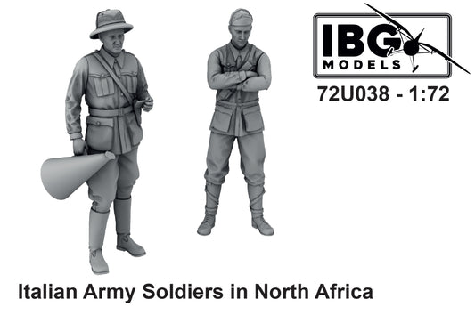 IBG Models IBG72U038 1:72 Italian Army Soldiers in North Africa