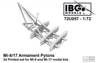 IBG Models IBG72U057 1:72 Mil Mi-8 and Mi-17 Armament Pylons