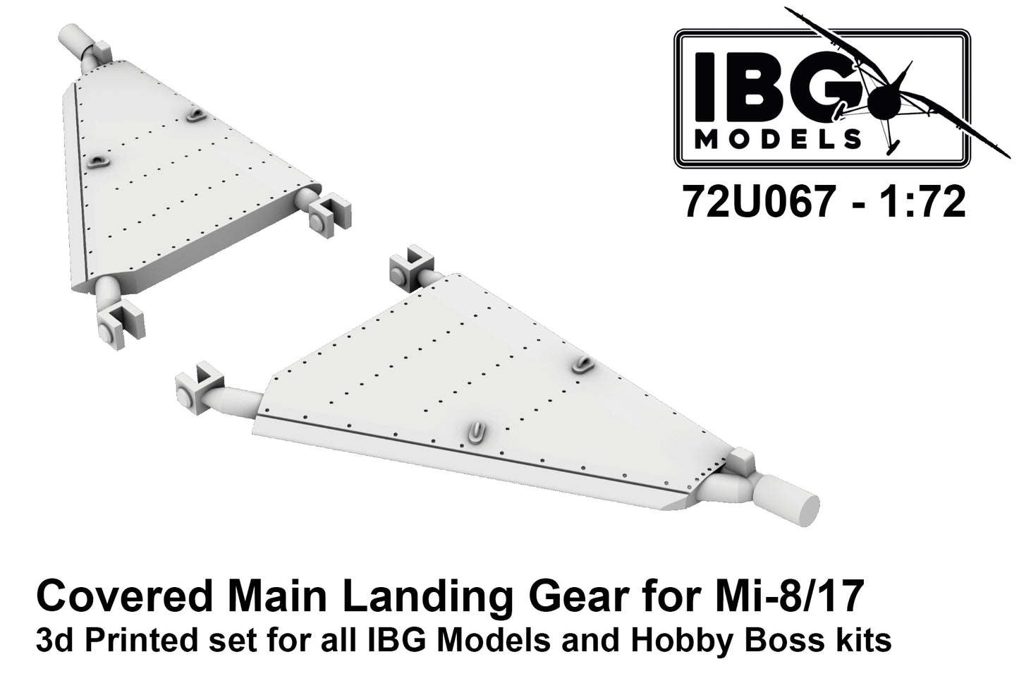 IBG Models IBG72U067 1:72 Covered main landing gear Mil Mi-8 and Mi-17