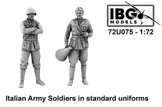 IBG Models IBG72U075 1:72 Italian Army Soldiers in standard uniforms
