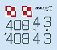 IsraDecal Studio IC-32060 Polish Air Force F-16D Block 52 1:32