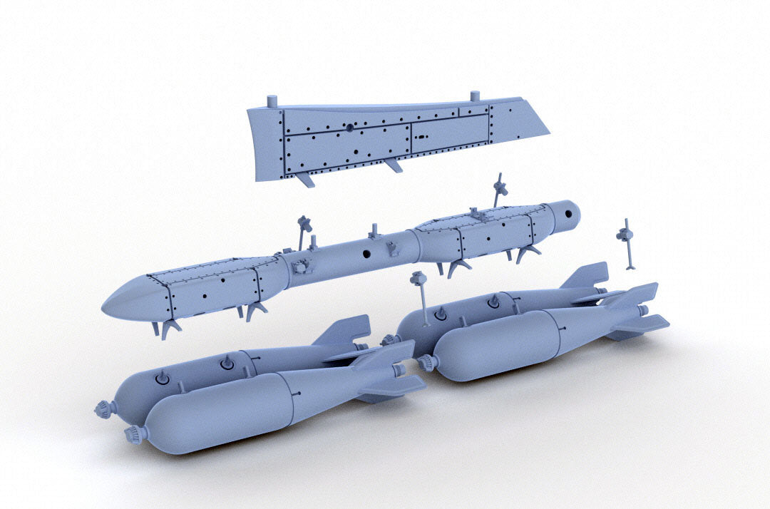 IsraDecal Studio IC-48073 Dassault SMB-2 Super Mystere Sa'ar Bombs 1:48