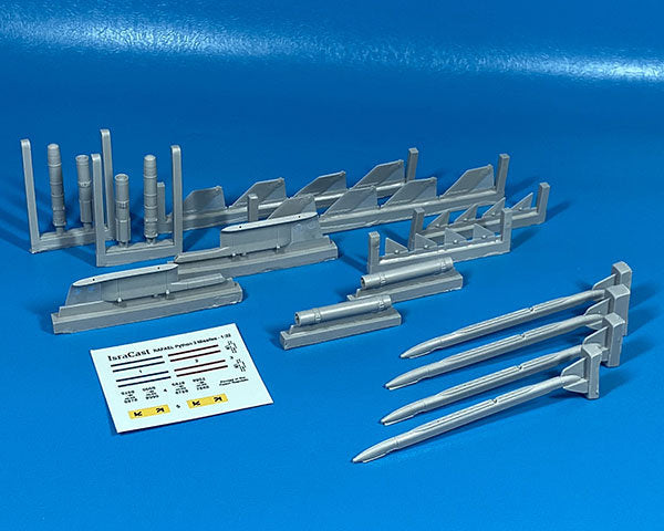 IsraDecal Studio IC-32047 1:32 'Python 3' Missiles for IAF F-15 Eagle 'Baz'