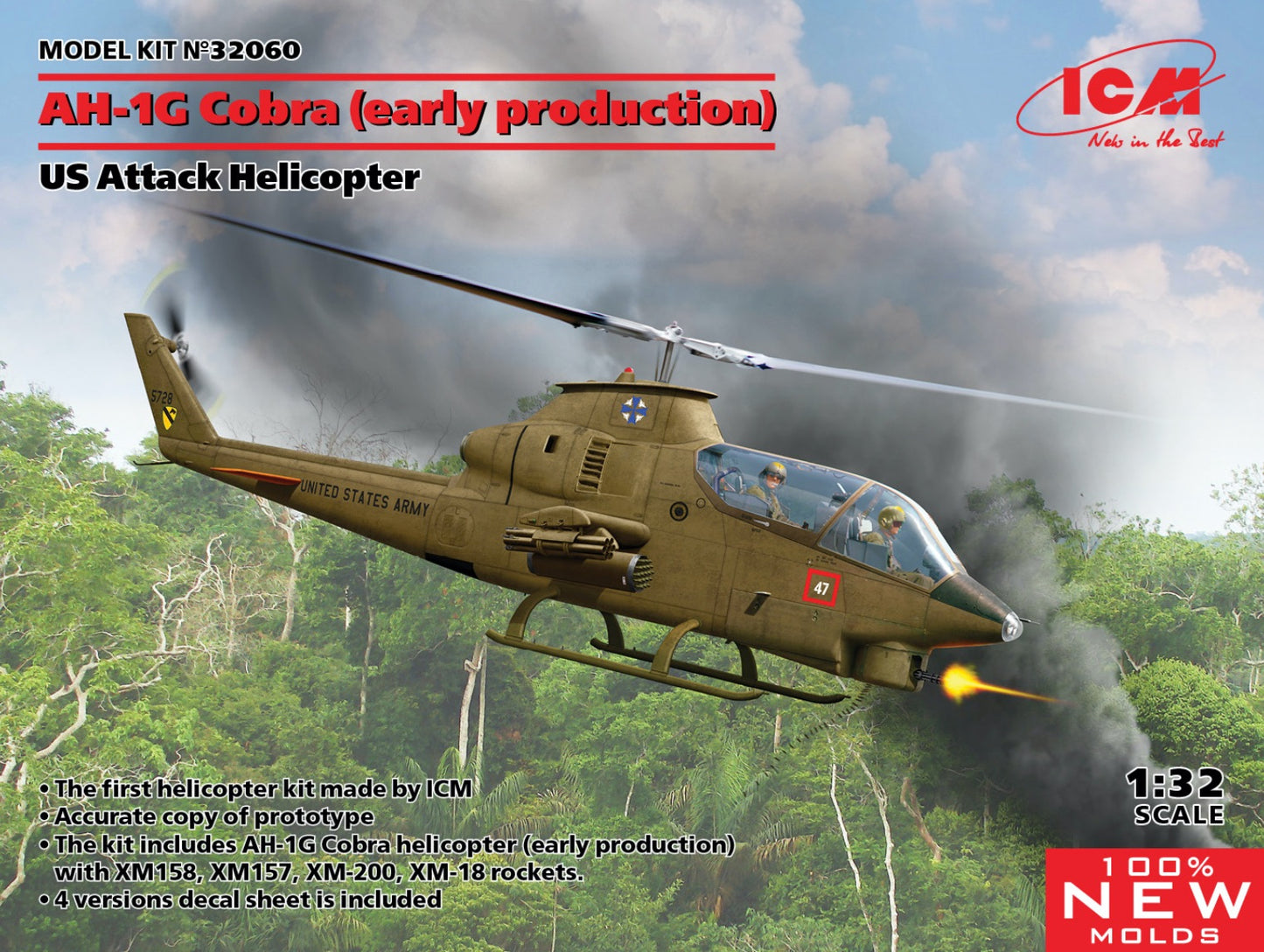 ICM UA ICM32060 1:32 Bell AH-1G Cobra