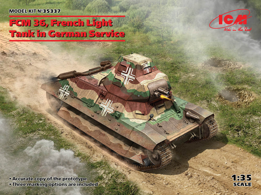 ICM ICM35337 FCM 36 French Light Tank in German Service 1:35