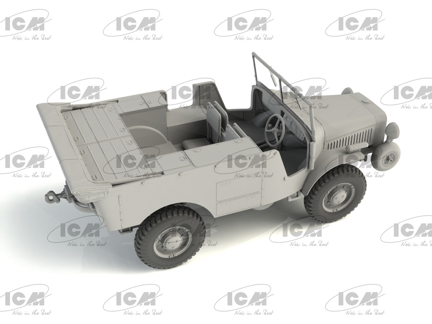 ICM UA ICM35570 1:35 Laffly V15T WWII French Artillery Towing Vehicle