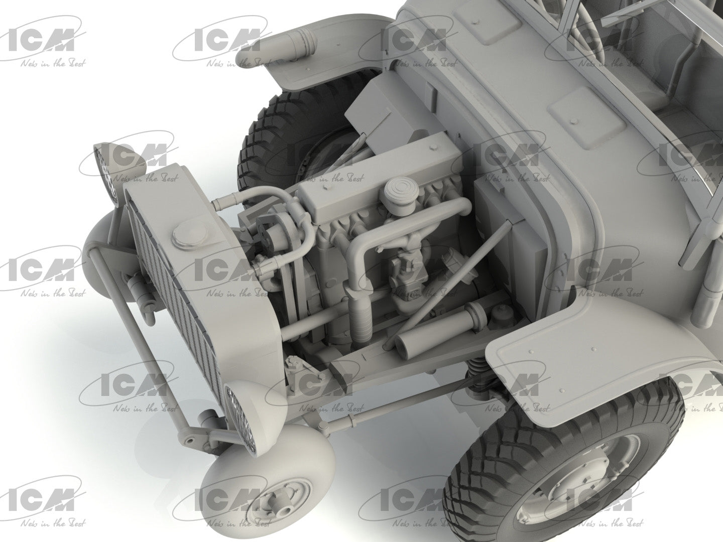 ICM UA ICM35570 1:35 Laffly V15T WWII French Artillery Towing Vehicle