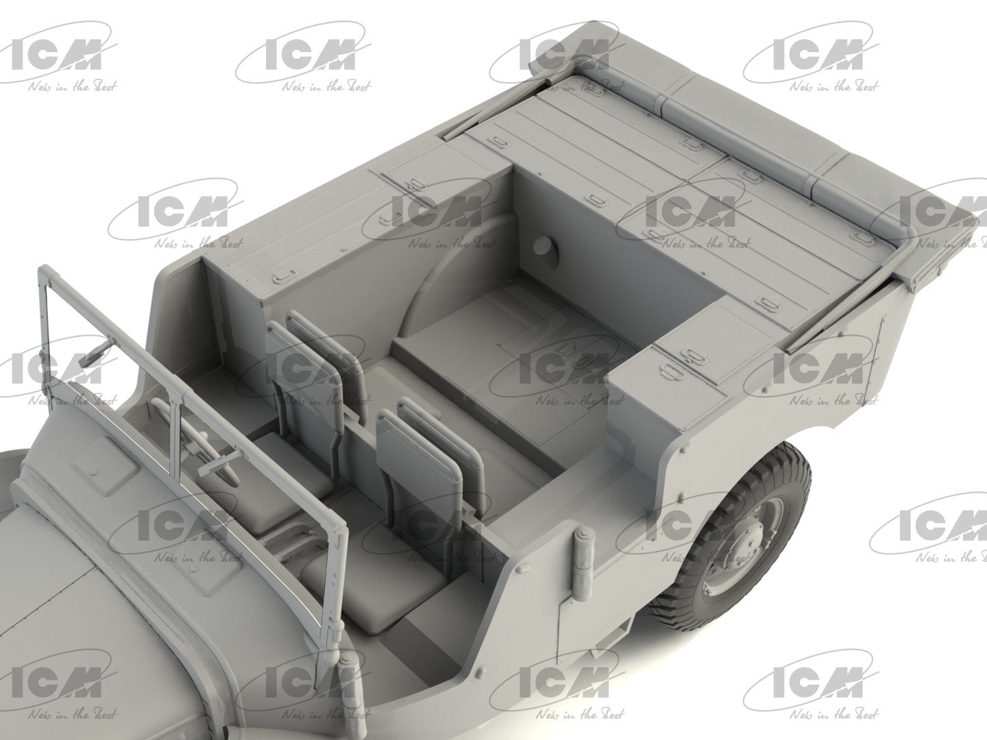 ICM UA ICM35570 1:35 Laffly V15T WWII French Artillery Towing Vehicle