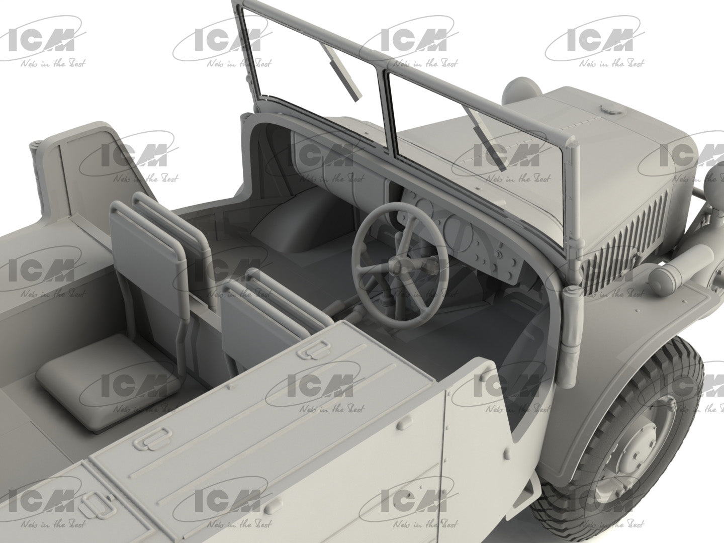 ICM UA ICM35570 1:35 Laffly V15T WWII French Artillery Towing Vehicle