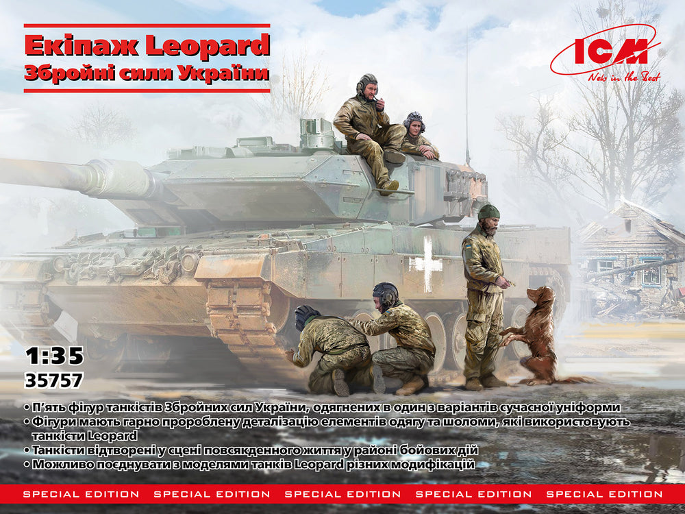 ICM ICM35757 Combat Units of the Armed Forces of Ukraine Tank Crew 1:35