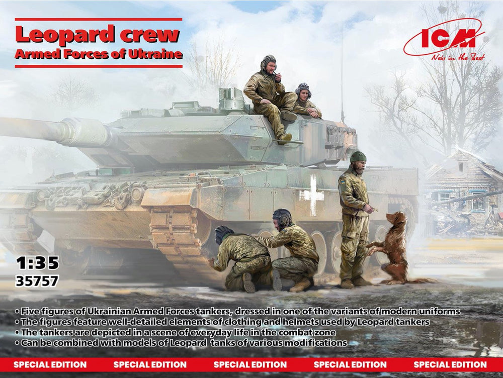 ICM ICM35757 Combat Units of the Armed Forces of Ukraine Tank Crew 1:35