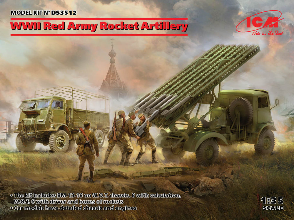 ICM UA ICMDS3512 1:35 WWII Red Army Rocket Artillery