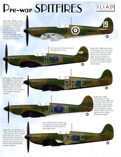 Iliad Design ILD48003 1:48 Pre-War Supermarine Spitfire Mk.I/Mk.1