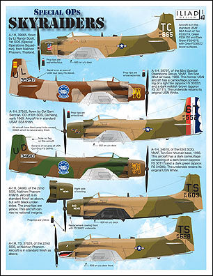 Iliad Design ILD48019R 1:48 Special Ops Douglas A-1H Skyraiders