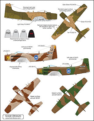 Iliad Design ILD48019R 1:48 Special Ops Douglas A-1H Skyraiders