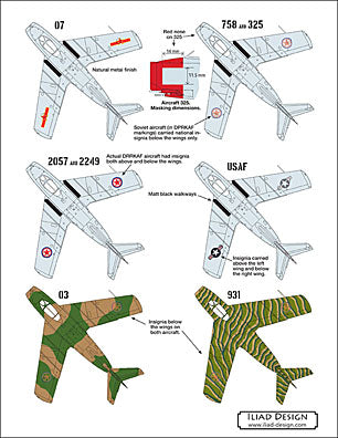Iliad Design ILD48027A Korean War MiG-15s (Expanded Options) 1:48