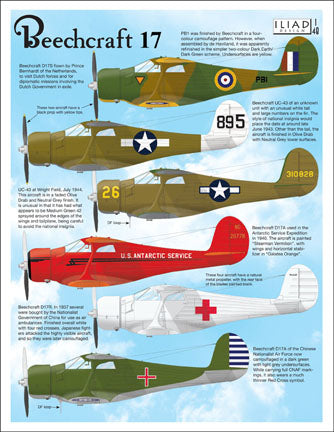 Iliad Design ILD48031 Beechcraft 17 Staggerwing & UC-43 1:48
