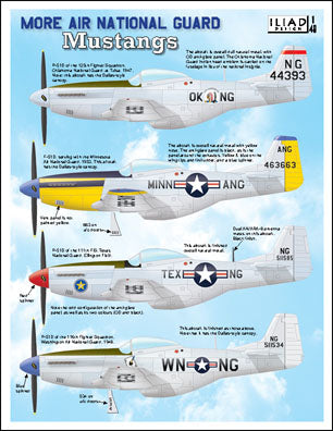 Iliad Design ILD48036 1:48 More ANG/Air National Guard P-51D Mustangs