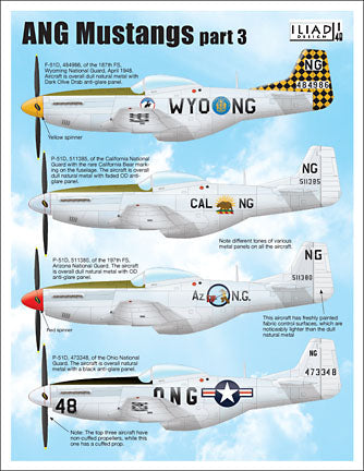 Iliad Design ILD48038 ANG P-51 Mustangs Part 3 Unusual Schemes 1:48