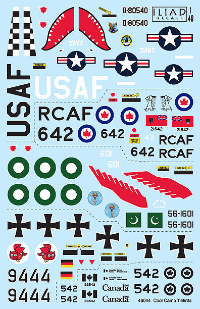 Iliad Design ILD48044 1:48 Cool Camo T-Birds