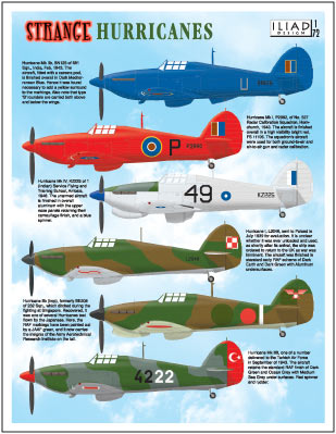 Iliad Design ILD72006 Strange Hurricanes Mk.IIb BN125 681 Sqn 1:72