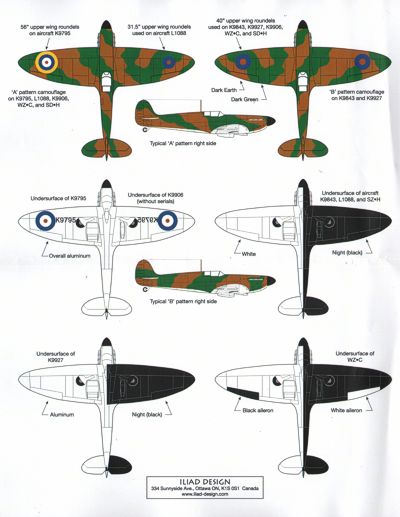 Iliad Design ILD72009 Pre-War Spitfire Mk.I K9795 19 Sqn 1:72