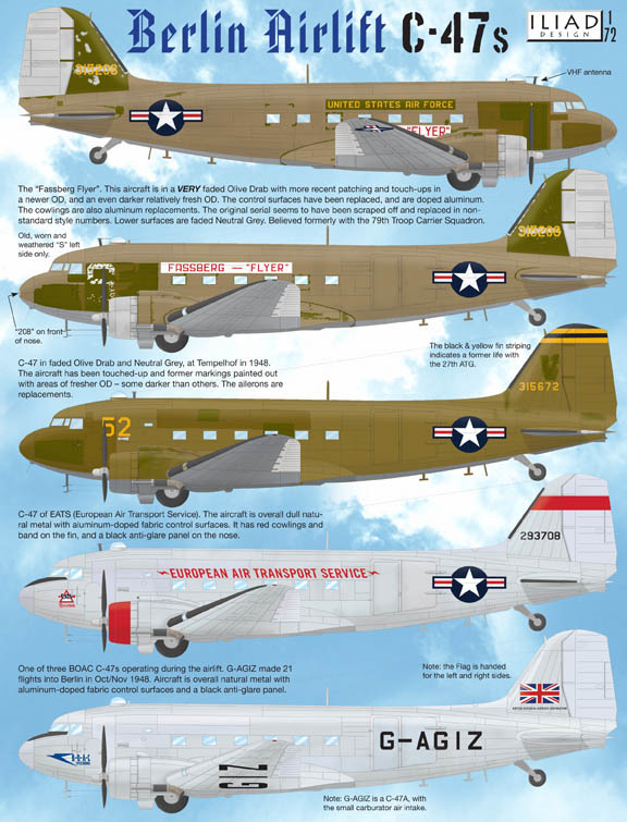 Iliad Design ILD72016 Berlin Airlift C-47A Fassberg Flyer 1:72