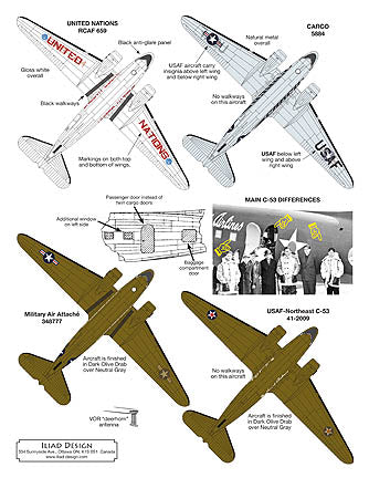 Iliad Design ILD72020 1:72 Unusual Douglas C-47s