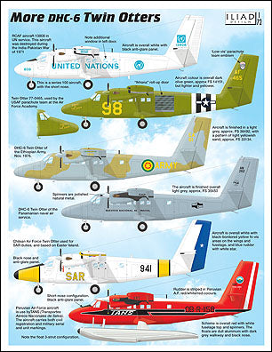 Iliad Design ILD72021 1:72 Even more colourful DHC-6 Twin Otter markings
