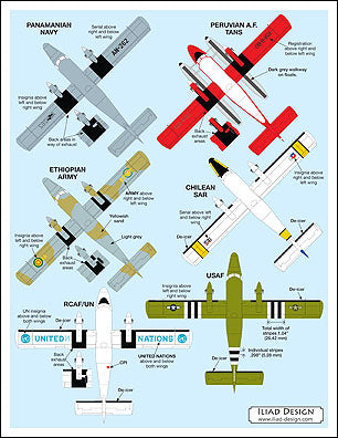 Iliad Design ILD72021 1:72 Even more colourful DHC-6 Twin Otter markings