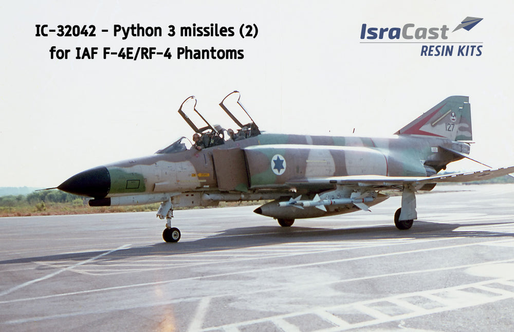 IsraDecal Studio IC-32042 RAFAEL Python 3 Missiles for F-4E 1:32