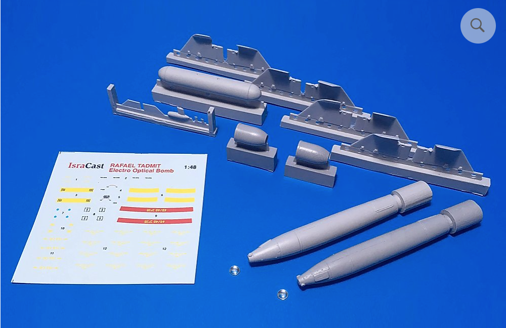IsraDecal Studio IC-48026 1:48 RAFAEL `Tadmit' TV Guided Bombs