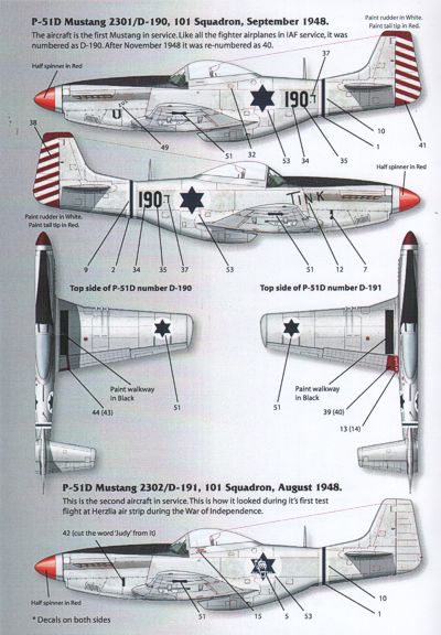IsraDecal Studio IAF-92 1:32 IAF North-American P-51D Mustang