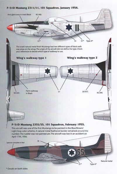 IsraDecal Studio IAF-92 1:32 IAF North-American P-51D Mustang