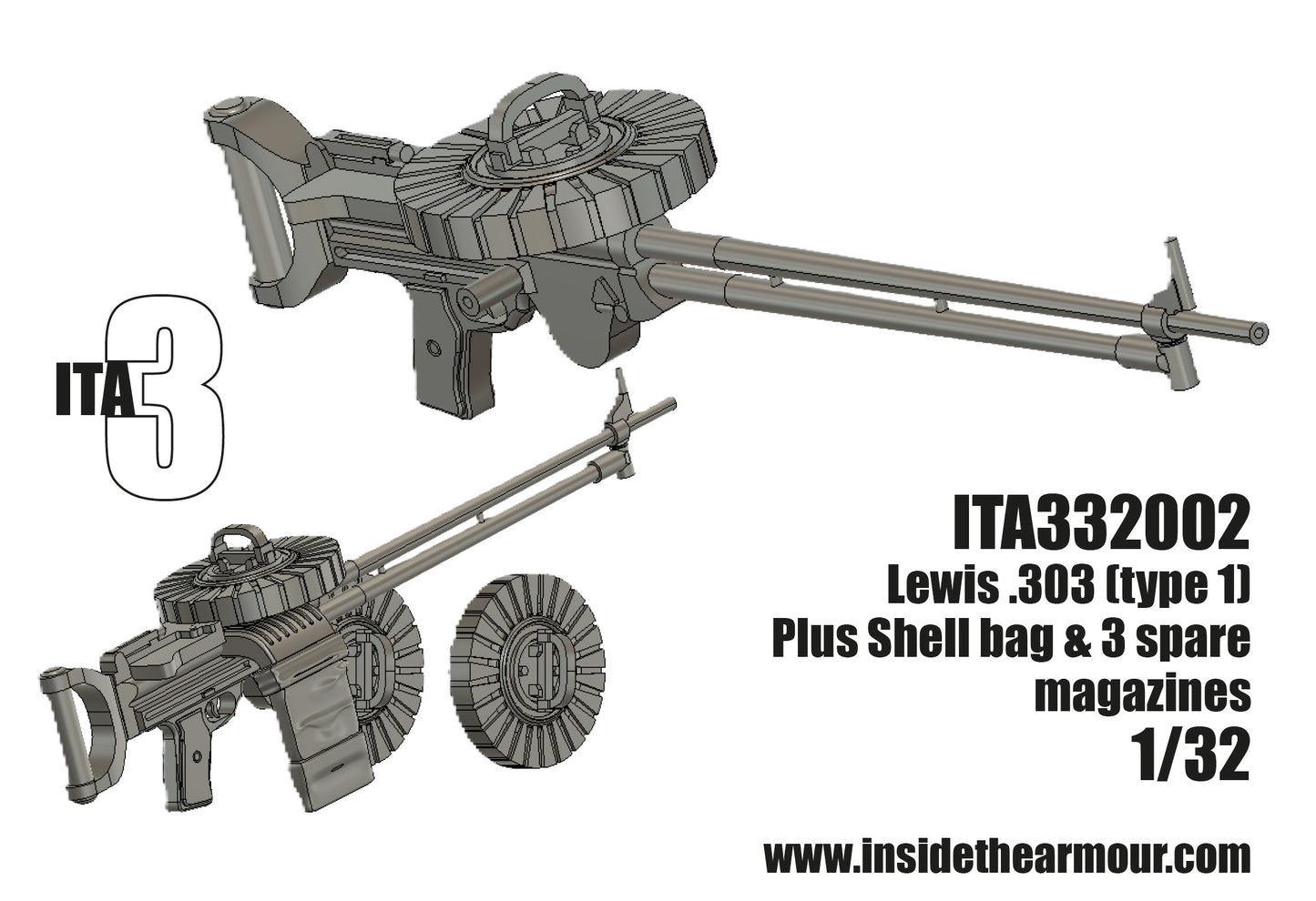 Inside the Armour ITA332002 1:32 Lewis .303