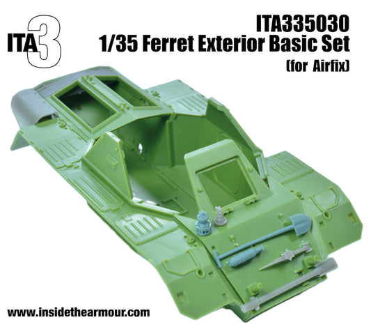 Inside the Armour ITA335030 1:35 Ferret Scout Car Basic Exterior Upgrade