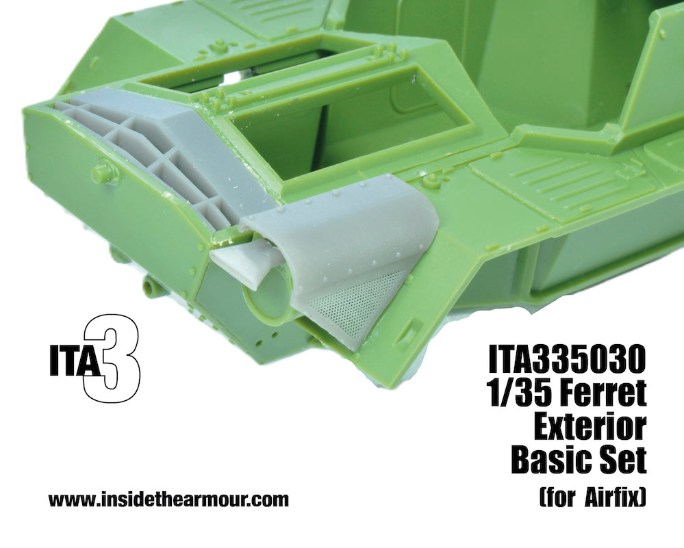 Inside the Armour ITA335030 1:35 Ferret Scout Car Basic Exterior Upgrade