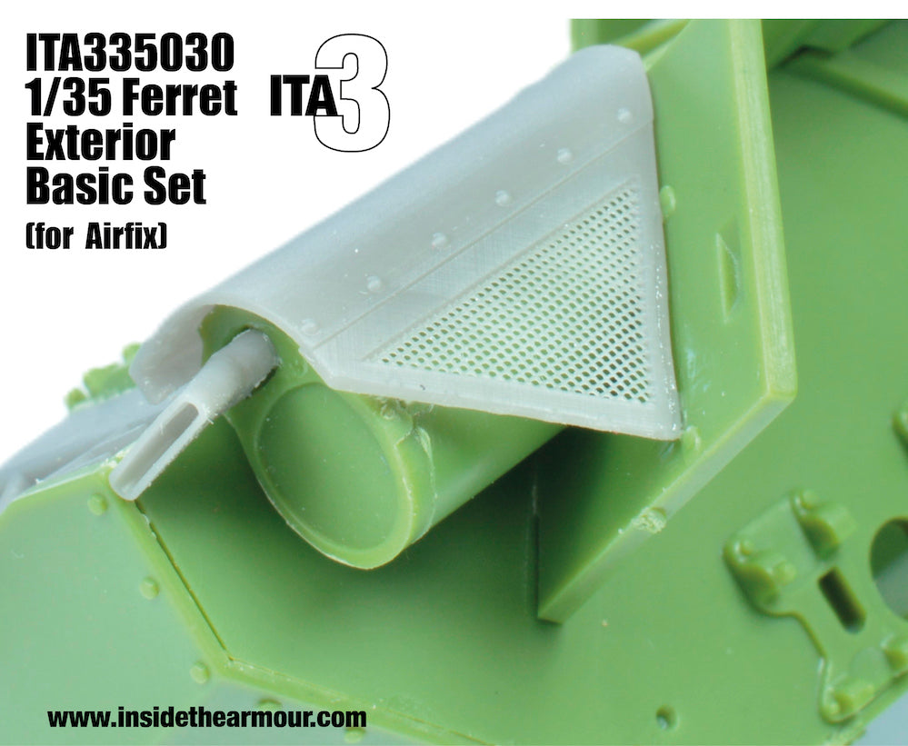 Inside the Armour ITA335030 1:35 Ferret Scout Car Basic Exterior Upgrade