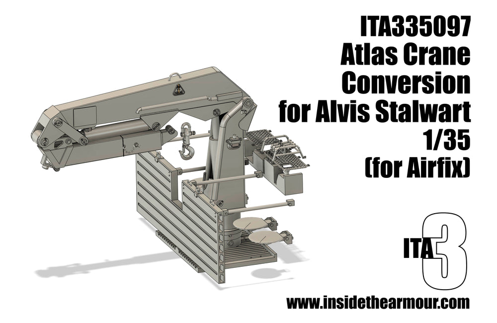 Inside the Armour ITA335097 1:35 Alvis FV622 STALWART Atlas Crane Conversion