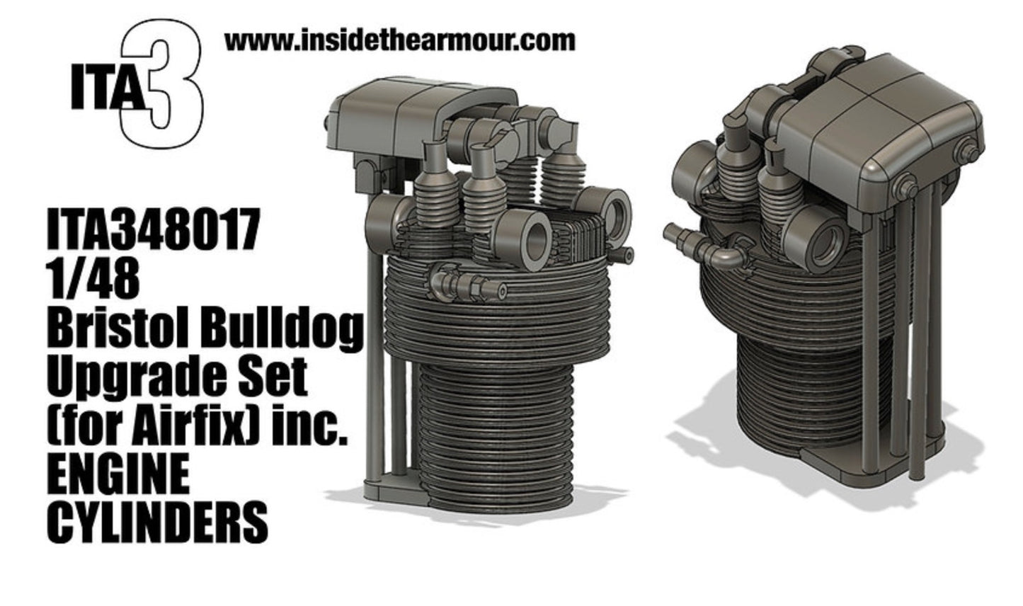 Inside the Armour ITA348017 1:48 Bristol Bulldog Mk.II exterior Upgrade