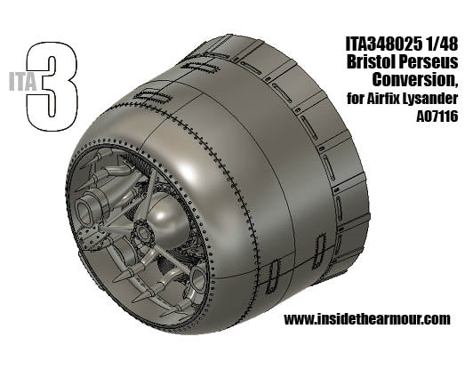 Inside the Armour ITA348025 Bristol Perseus Engine Mk.II Lysander 1:48