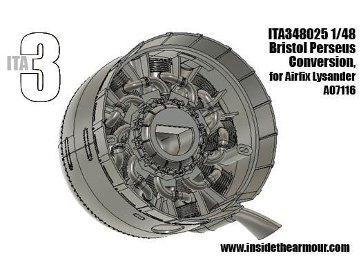 Inside the Armour ITA348025 Bristol Perseus Engine Mk.II Lysander 1:48