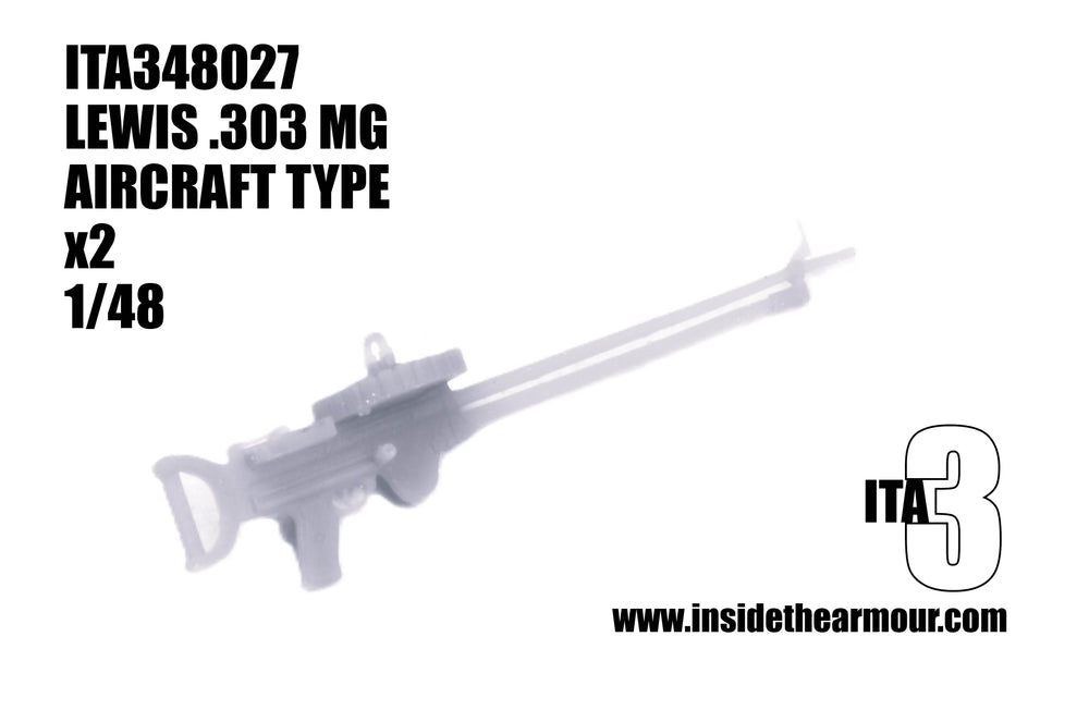 Inside the Armour ITA348027 2 x 1:48 Lewis Gun, Aircraft Type